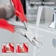 thumbnail image 5 of Soidarity Cortaúñas de acero inoxidable para uñas encarnadas, removedor de uñas de los pies, alicates de bolsillo de viaje para manicura y pedicura, Juegos de manicura Rojo Soidarity CE003228-01, 5 of 8