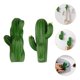 thumbnail image 4 of 2pcs Cactus ganchos en forma de ganchos decorativos creativos ganchos de pared sin clavo (verde), 4 of 8