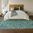 thumbnail image 6 of Addison Rugs Mayfield Washable Traditional Paisley Teal Rectangle Rug, 2'6" x 3'10", 6 of 6