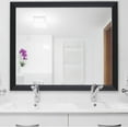 thumbnail image 2 of Wall Mirror in Glossy Black Finish (36 in. W x 44 in. H (28 lbs.)), 2 of 8
