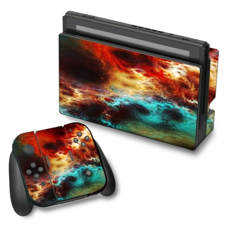 Skin Decal For Nintendo Switch Vinyl Wrap / Fire And Ice