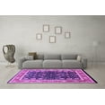 thumbnail image 3 of Ahgly Company Indoor Rectangle Oriental Purple Industrial Area Rugs, 6' x 9', 3 of 4