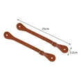 thumbnail image 7 of Colaxi Spur Straps, Boot Straps, 2 Pieces PU Leather Premium Ladies Cowboy Cowgirl Spur Belt, Adjustable for Equestrian Horse Riding Brown, 7 of 7