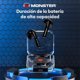 thumbnail image 3 of Monster XKT01 Auriculares intrauditivos inalámbricos Bluetooth Gaming Sports Bluetooth 5.2, Negro, 3 of 8