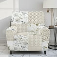 thumbnail image 2 of Xixirimido Floral Patchwork Pattern Recliner Chair Covers 4 Pieces, Stretch Lazy Boy Recliner Cover, Recliner Sofa Slipcover with Pockets, Furniture Protector for Living Room, Pets, Kids, 2 of 8