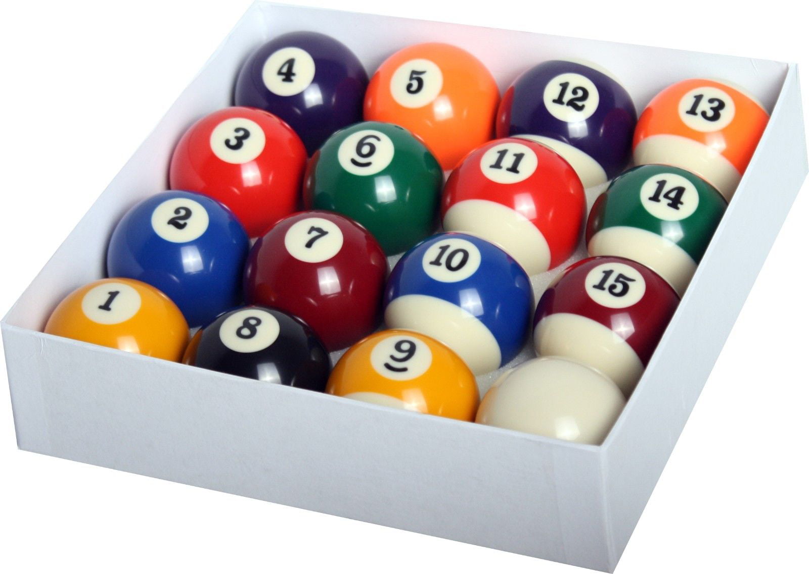 NEW Pool Table Deluxe Sports Billiard Ball Set Standard Size 2 1/4" Inch 