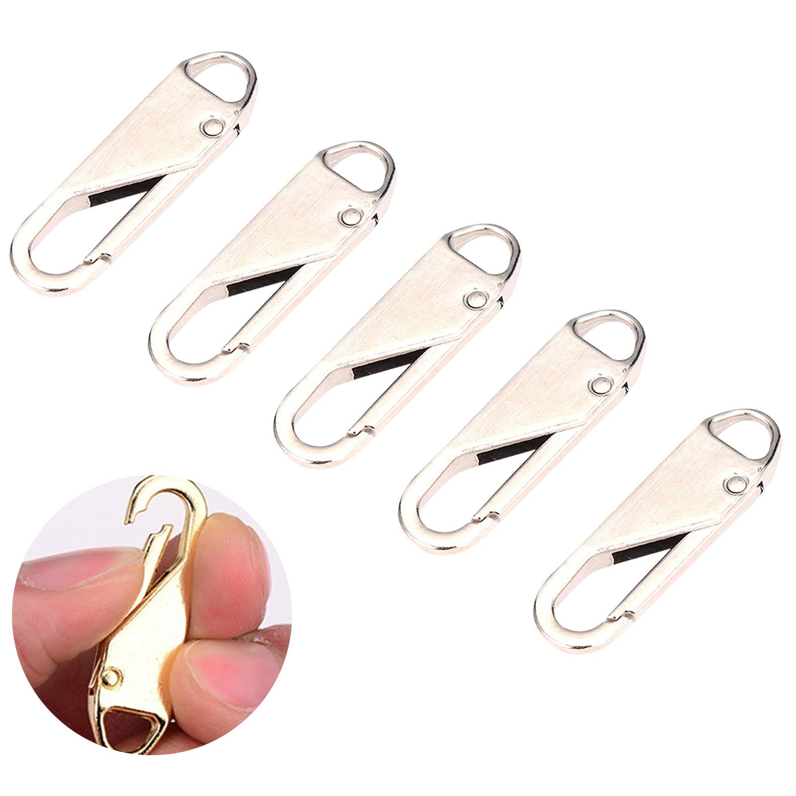 Umitay Detachable Zipper Puller Universal Zipper Replacement Kit Four Colors