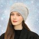 thumbnail image 4 of Gorro de invierno Skymirror para mujer, holgado, de color liso, de alta elasticidad, tejido con orejas, cálido, decorativo, antiencogimiento, informal, para vacaciones, 4 of 7