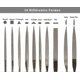 thumbnail image 3 of 10Pcs Mini Diamond Needle Files for Manual Modeling Carpentry Polishing for Wood Jewelry DIY Metal (2 mm x 100 mm), 3 of 5