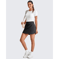 thumbnail image 4 of G4Free Wrapped Front Pleated Tennis Skirts for Women High Waisted A Line Golf Skorts Soft Athletic Inner Shorts with Pockets, 4 of 7