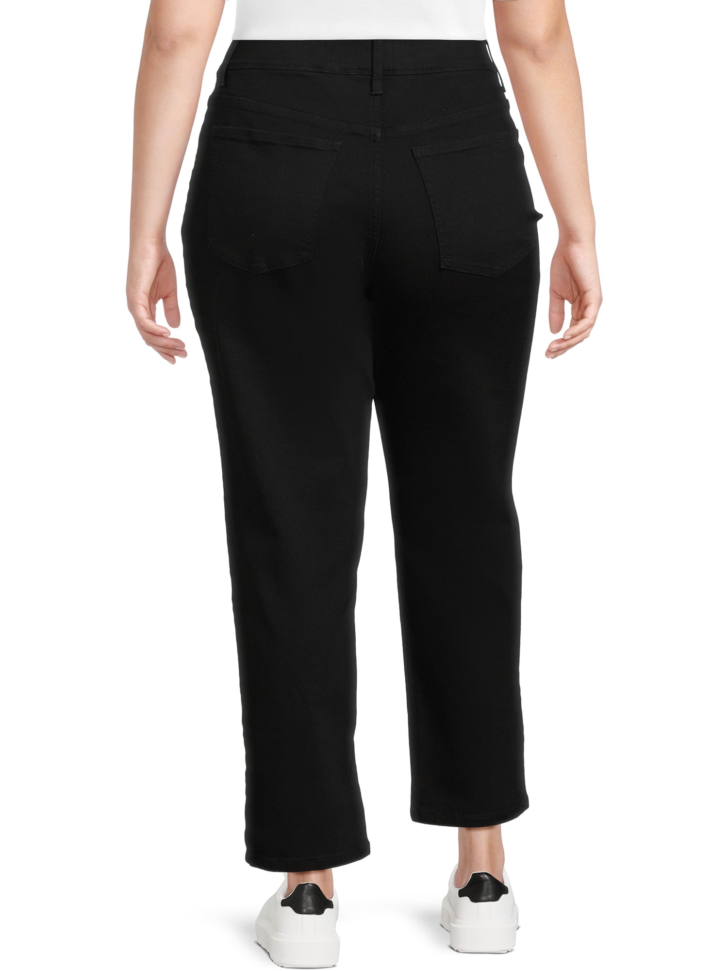 Terra & Sky Women's Jeans Plus Size 4X(28-30W) Straight Tummy