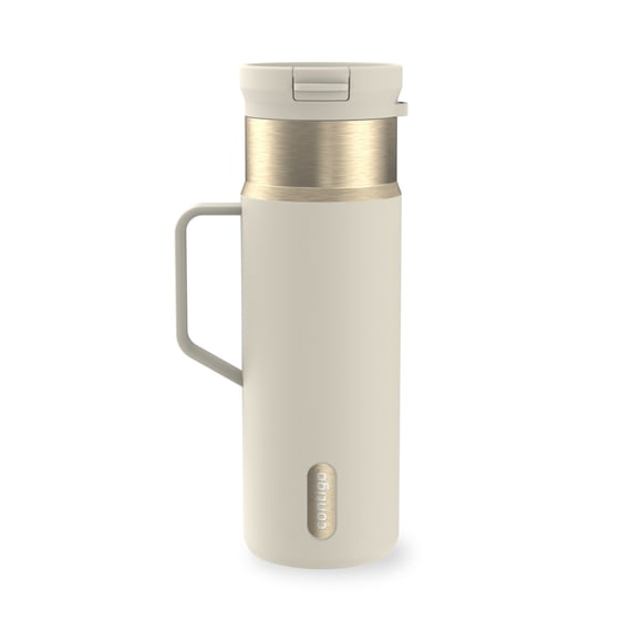 Contigo SnapSeal Insulated Stainless Steel Water Bottle with Side Handle, 20 oz (591 ml) – Leak-Proof, BPA-Free, Lead-Free, Dishwasher Safe