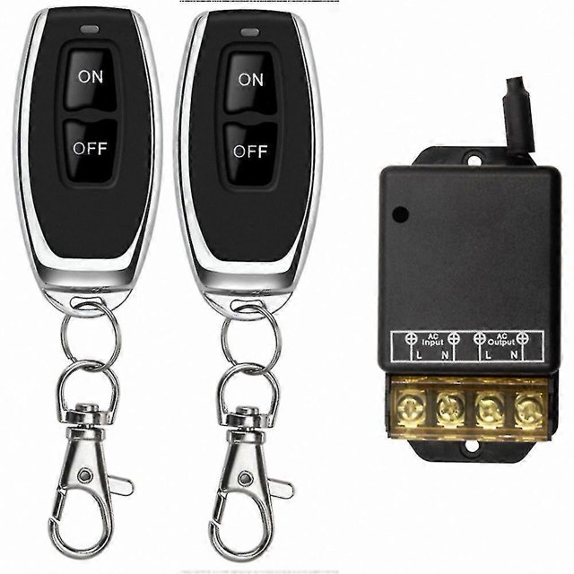 Wireless 433MHz 1CH 30A Remote Control Switch for 220V Water Pump On/Off Receiver Module