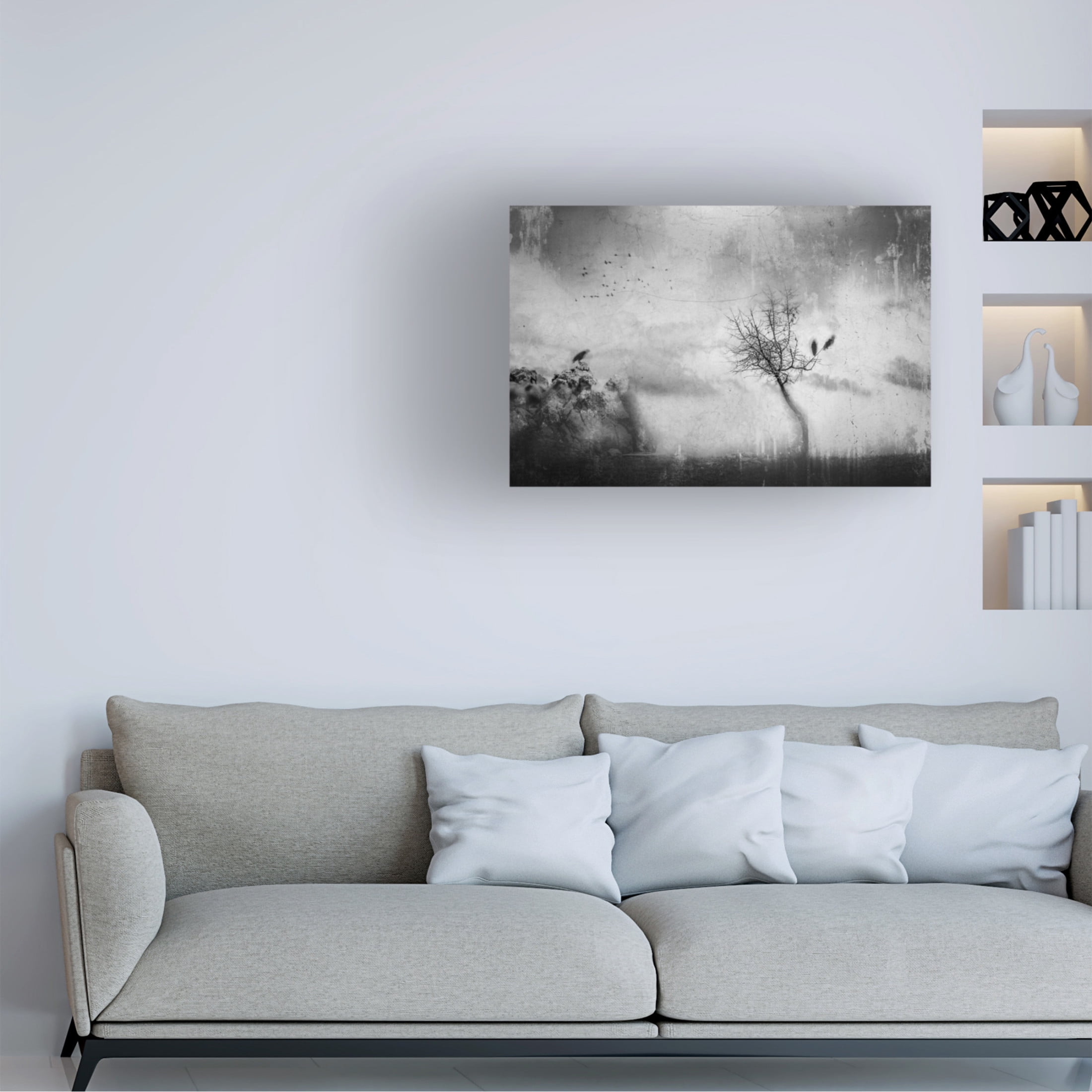 Canvas Wall Art - Katarina Holmstrom 'A Slowly Fading Memory' Wall Art for Living Room, Bedroom, or Office Décor by Trademark Fine Art - 19 x 12 Inches