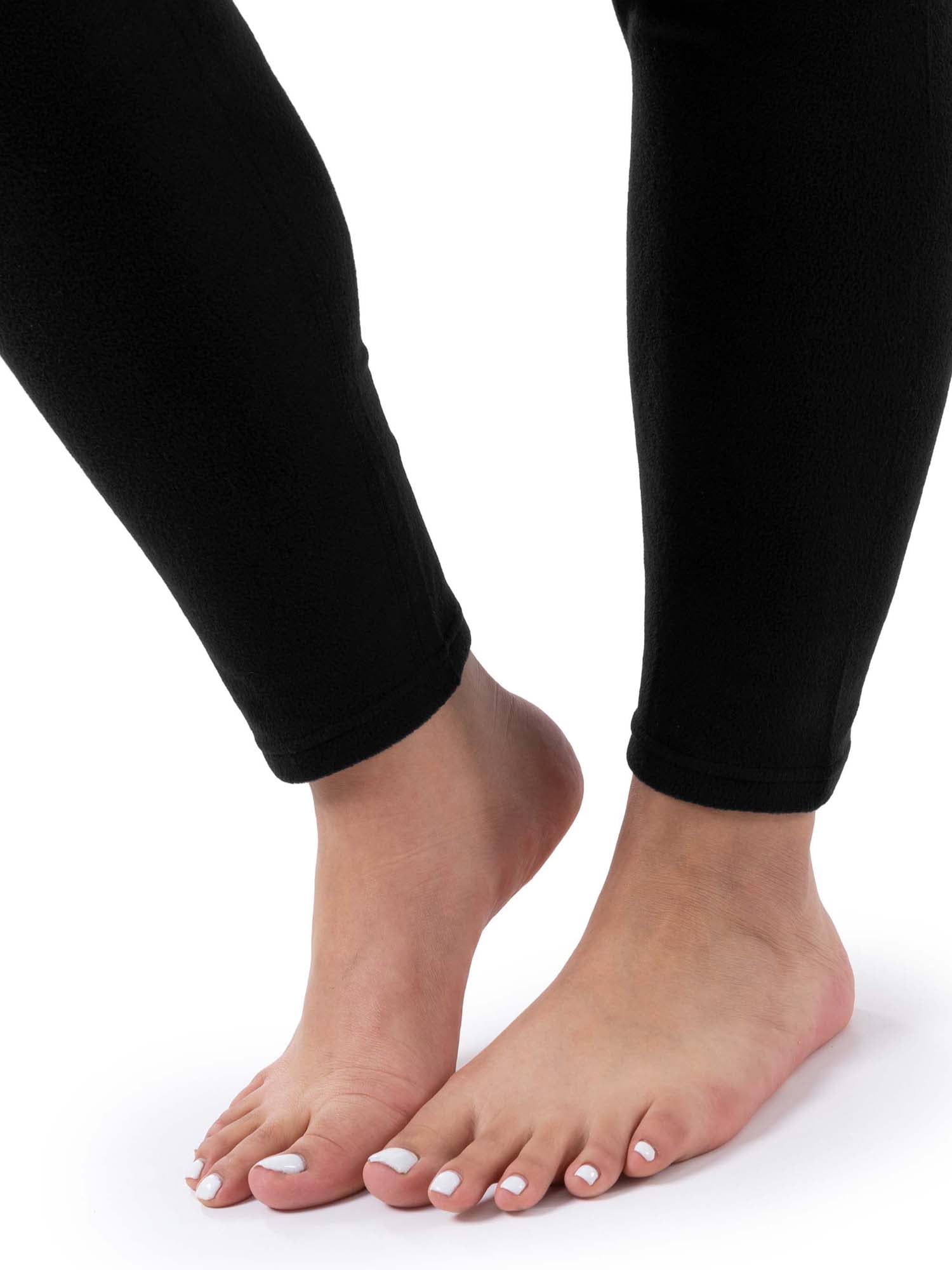 Fruit of the Loom Women's & Women's Plus Stretch Fleece Thermal Top and Bottom Set