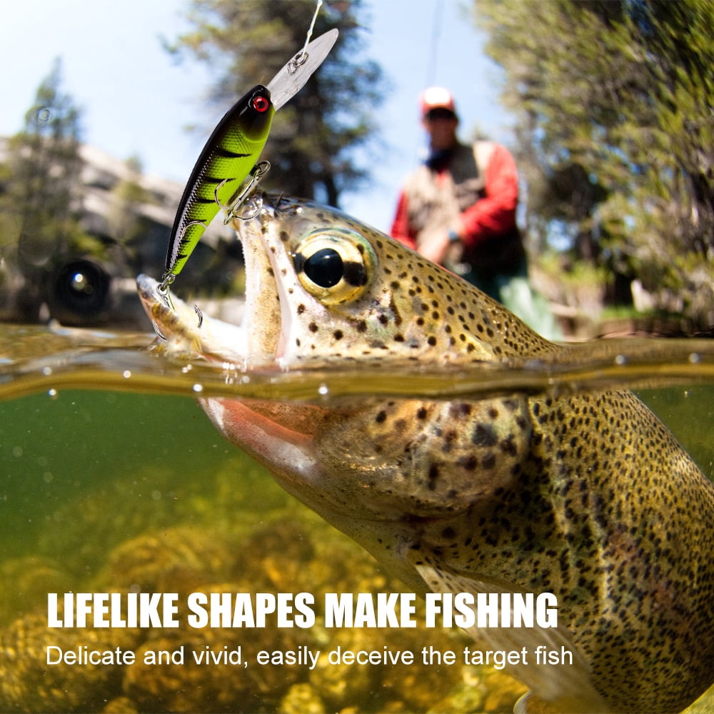 Lure 20Piece Fishing Lures Kit Plastic Fishing Lures Baits Set With Hooks For Saltwater Freshwater Fish Fishing Gear Gifts For Men