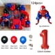 thumbnail image 4 of Juego de 124 globos de aluminio de superhéroe Spiderman, globos con números de 32 pulgadas, decoración para fiesta de cumpleaños de Spiderman, suministros para baby shower para niños, 4 of 5