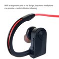 thumbnail image 4 of Inteprter Auricular Auricular inalámbrico en la oreja Auricular deportivo estéreo compatible con Bluetooth Auricular recargable, negro Cables de audio/vídeo Rojo, 4 of 6