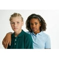thumbnail image 5 of French Toast Husky Boys School Uniform Long Sleeve Pique Polo Shirt, Sizes 10-20, 5 of 7