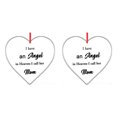 thumbnail image 1 of Heart shaped Angel In Memorial Ornament Hanging Sign Commemorative Decorations, 1 of 1