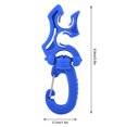 thumbnail image 3 of Diving Webbing Single  Hook, Diving Spring Clip Lanyard  Hook Scuba Dive Current Double BCD Hose Holder Clip Regulator Buckle Hook for Dive Snorkeling, 3 of 7