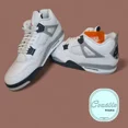 thumbnail image 1 of Ni - ke Jordan 4 Retro White Cement (2025) - Size 12.5, 1 of 5