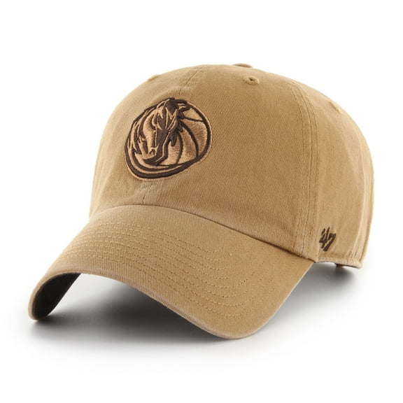 Men's '47 Tan Dallas Mavericks Ballpark Clean Up Adjustable Hat