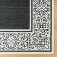 thumbnail image 3 of Solterra Portico Indoor/ Outdoor Polypropylene Black Flat Weave Area Rug, 9x13, 3 of 8