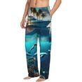 thumbnail image 6 of Honiee Hawaiian Ship Dolphin for men - a sleek fusion of Straight Pajama Pants, versatile Lounge Pants, and cozy Sleepwear, all rolled into one-XX-Large, 6 of 6