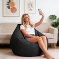 thumbnail image 3 of BotaniNest Water Drop Shape Sofa Cushion Cover Comfortable Seat Protector For Living Room, 3 of 4