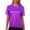C-Purple152, variant on Women's Shiny Metallic T Shirt Cute Y2K Clothes Short Sleeve Glossy Solid Color Crewneck Tee Shirt Summer Carnival Outfit Versatile Tops