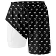 thumbnail image 4 of Letdown 9 Inch Men's Swim Trunks with Mesh Lining, Pockets, Drawstring Closure, Hawaii Print, Breathable Baggy Beach Bottom, 4 of 4