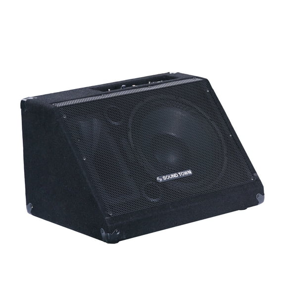 Sound Town METIS Series 12” Powered Stage Monitor Speaker (METIS-12MPW)