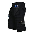 thumbnail image 4 of Skylinewears Men’s Holster Utility Cordura Reinforced Cargo Pockets 13.5” Inseam Durable Cotton Work Shorts Black 42, 4 of 6