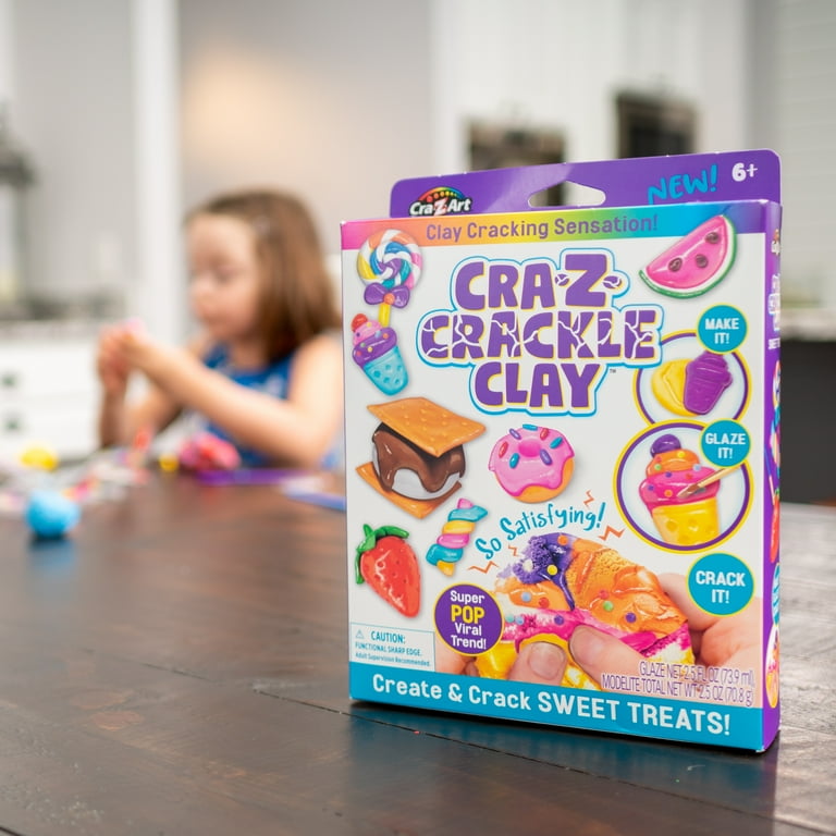 Cra-Z-Art Cra-Z-Crackle Clay Soft Modelite Dough, 1 Multicolor Set