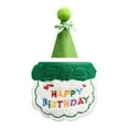 thumbnail image 2 of Small Dog Cat Birthday Hat Scarf Set, Cute Pet Birthday Bandana Party Supplies Puppy Happy Birthday Decorations Embroidered Birthday Gift, 2 of 4