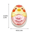 thumbnail image 2 of Color Changing Egg Timer for Soft Medium Hard Boiled Eggs - Food Safe Heat Resistant Kitchen Cooking Timer with Visual Doneness Indicator, 2 of 2