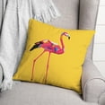 thumbnail image 3 of Creative Products Colorful Flamingo with Yellow 20x20 Indoor / Outdoor Pillow, 3 of 3