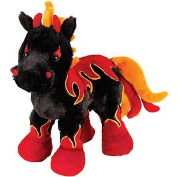 Ganz Webkinz - NIGHT MARE (9.5" Plush)(No Code)(BONUS 1 FUN CHOPS & 1 ZIPPER BRACELET)