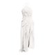 thumbnail image 2 of TaTaai Women's Chiffon V-Neck Spaghetti Strap Midi Dress Ruffle Pleated Design Flowy Long Dress Slim Fit Casual Dress for Daily Vacation Gift, 2 of 7