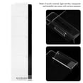 thumbnail image 3 of Herwey Memo Pad Holder,Computer Screen Monitor Memo Board Acrylic Message Memo Boards Sticky Reminder, 3 of 8