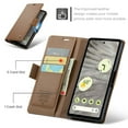 thumbnail image 6 of Case for Google Pixel 8 Pro Wallet Case, Retro PU Leather Flip Case with Magnetic Closure, [RFID Blocking] Card Holder and Kickstand for Men Women, TPU Shockproof Full Protective Case, Brown, 6 of 7