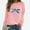 Pink, variant on jjayotai Long Sleeve Shirts for Women, Casual Dragonfly Graphic Crewneck Sweatshirt Teen Girls Oversized Workout Basic Tops