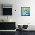 thumbnail image 3 of Stupell Industries Cat in Cozy Bathrobe Animals & Insects Painting Brown Floater Framed Canvas Art Print Wall Art, 25 x 25, 3 of 10