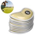 thumbnail image 1 of 10PCS Golf Iron Head Covers, Golf Club Iron Cover Set, PU Waterproof Golfing Accessory with Numbered Label, Universal Scratch Resistant Golf Iron Head Sleeve, Easy to Use, 1 of 7