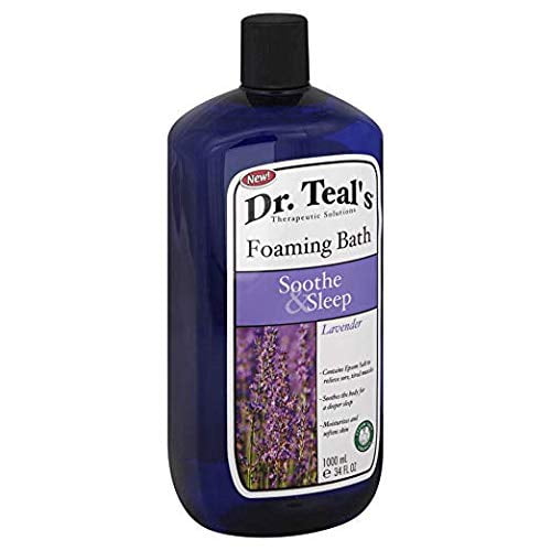Dr Teals Foaming Bath Soothe Sleep With Lavender 34 Fl Oz By Dr