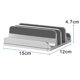 thumbnail image 3 of Soporte vertical ajustable para computadora portátil con doble ranura, diseñado para escritorio de aluminio con 2 ranuras para la mayoría de las computadoras portátiles, 3 of 5