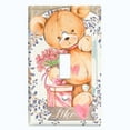 thumbnail image 2 of Metal Light Switch Wall Plate Outlet Cover (Teddy Bear Love Heart Flower Bouquet Present Butterfly Wreath - Single Toggle), 2 of 2