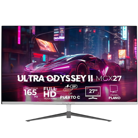 Monitor Gamer 27 BALAM RUSH ULTRA ODYSSEY II MGX27 1ms 165Hz FHD VA LED USB-C Blanco BR-938303 blanco