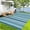 Blue-9*12ft, variant on Outdoor Plastic Straw Rug 9x12 Reversible Waterproof Patio Rug, Colorful RV Picnic Camping Mat, Weather Resistant Outside Carpet for Porch Backyard Garden Deck Balcony, Blue